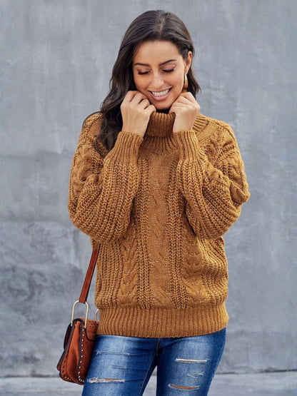 MARINE | Women's Cozy Oversized Cable Knit Sweater