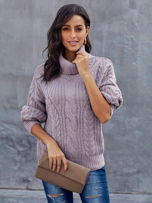 MARINE | Women's Cozy Oversized Cable Knit Sweater