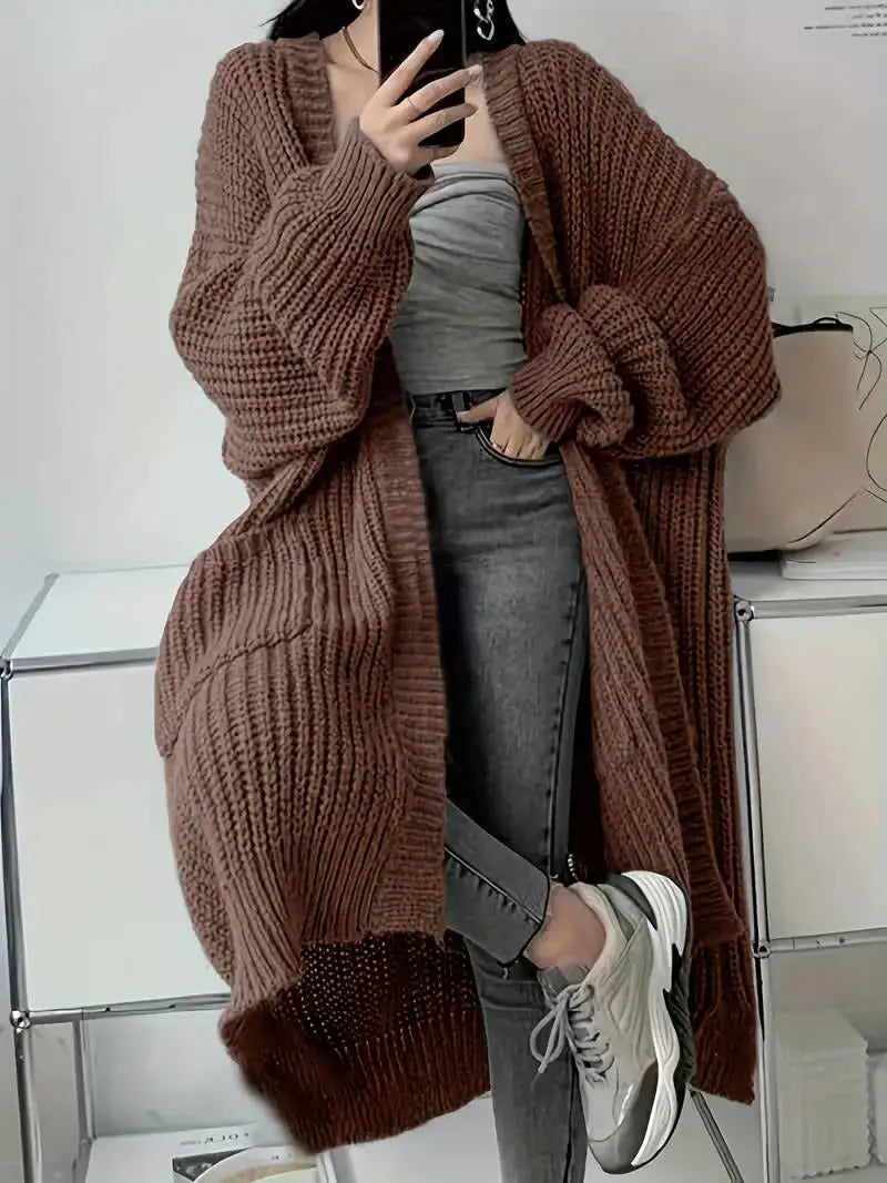 Cozy Oversized Knit Cardigan