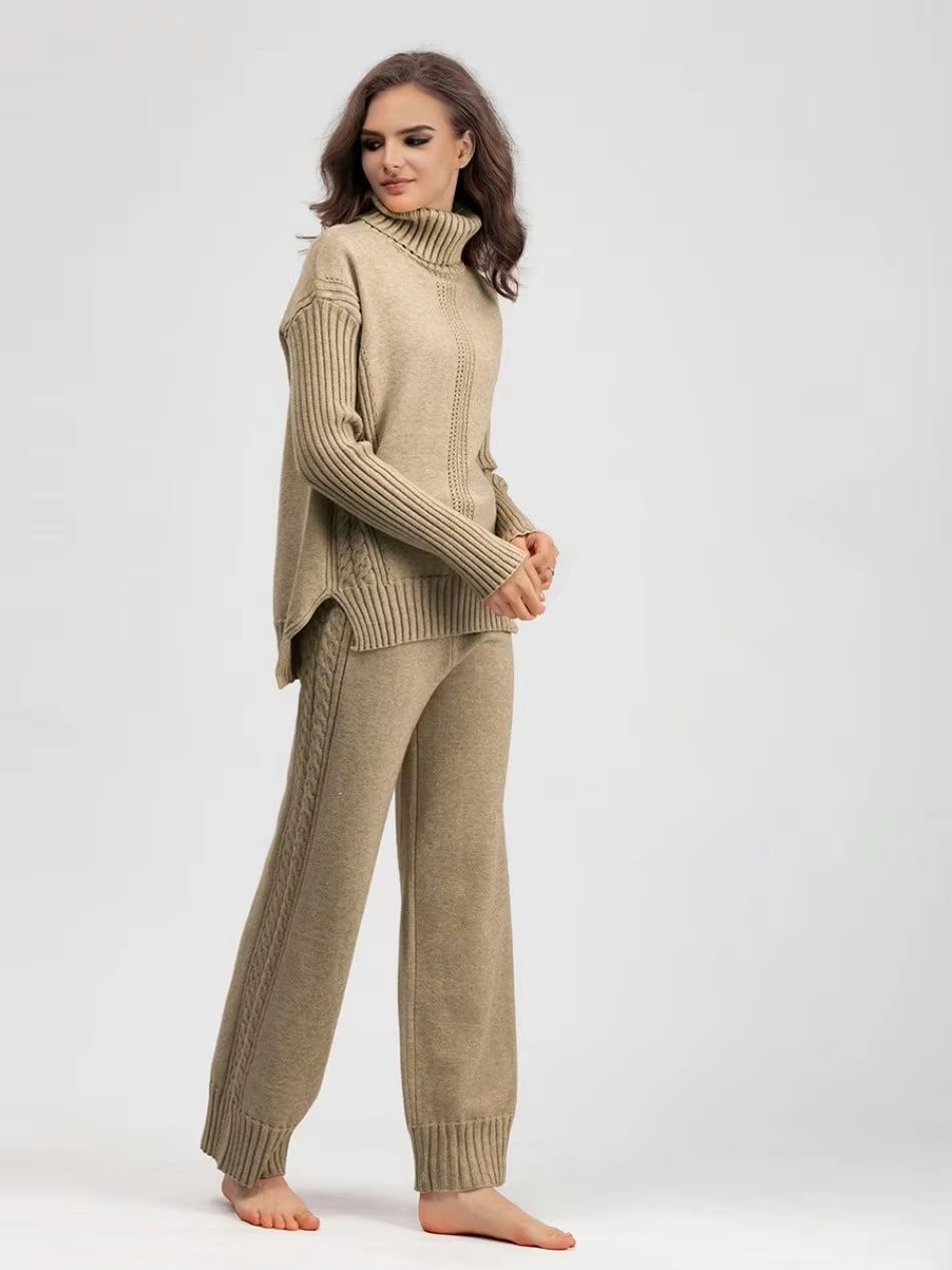 SCARLETT | Turtleneck Sweater and Pants Set