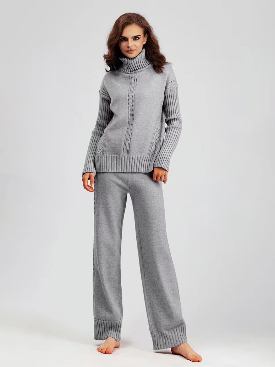 SCARLETT | Turtleneck Sweater and Pants Set