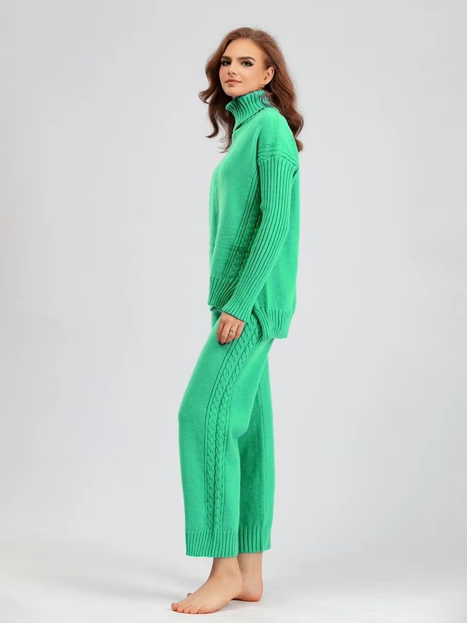 SCARLETT | Turtleneck Sweater and Pants Set