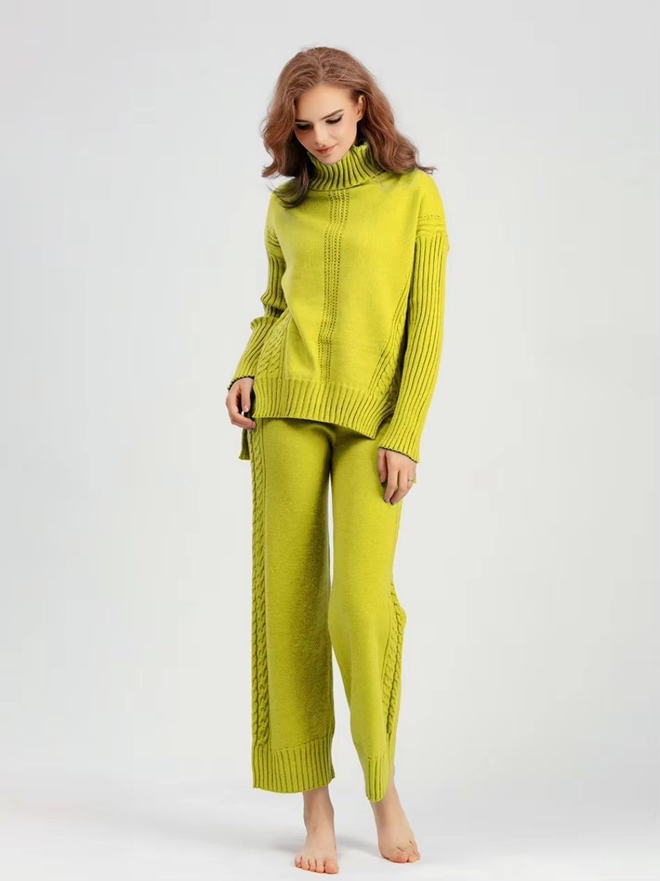 SCARLETT | Turtleneck Sweater and Pants Set