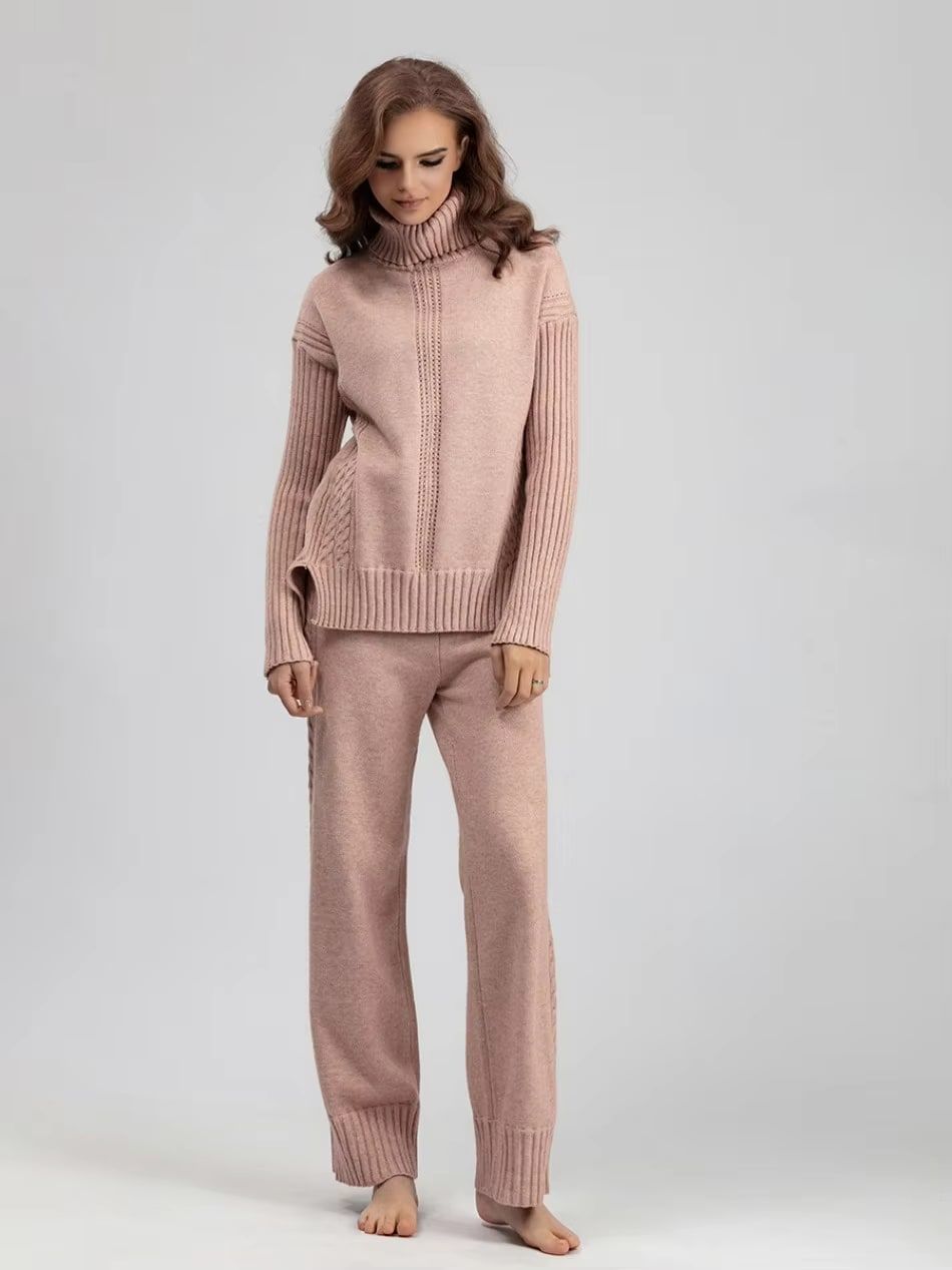 SCARLETT | Turtleneck Sweater and Pants Set