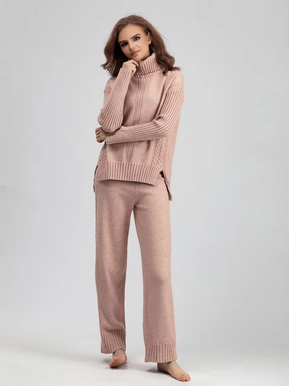 SCARLETT | Turtleneck Sweater and Pants Set