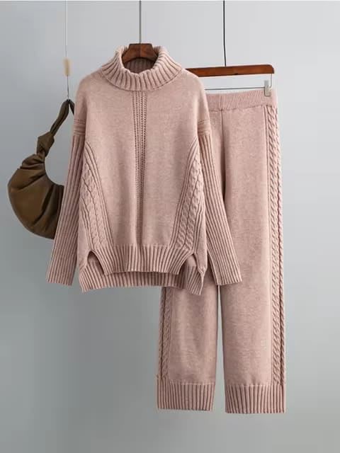SCARLETT | Turtleneck Sweater and Pants Set