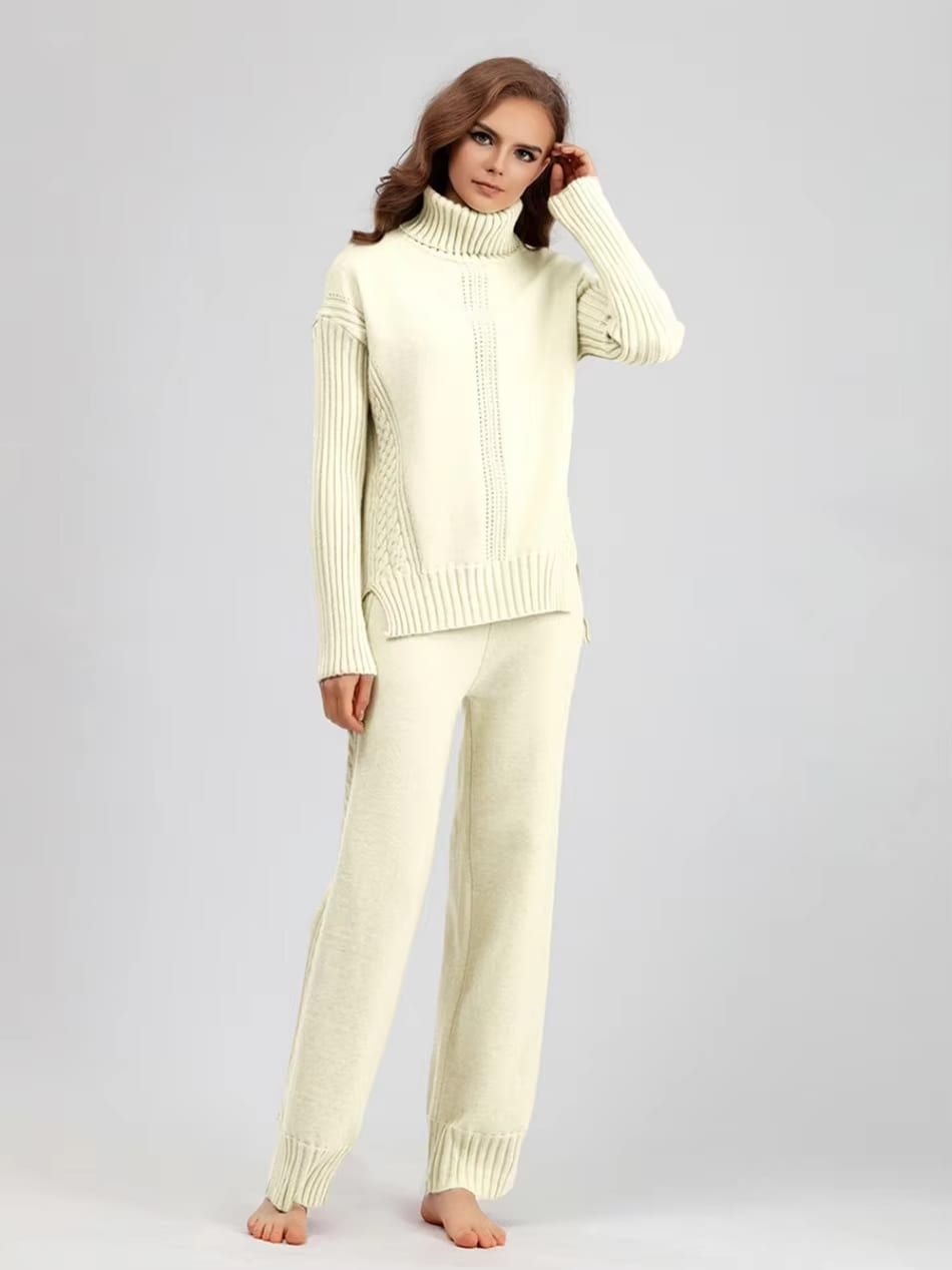 SCARLETT | Turtleneck Sweater and Pants Set