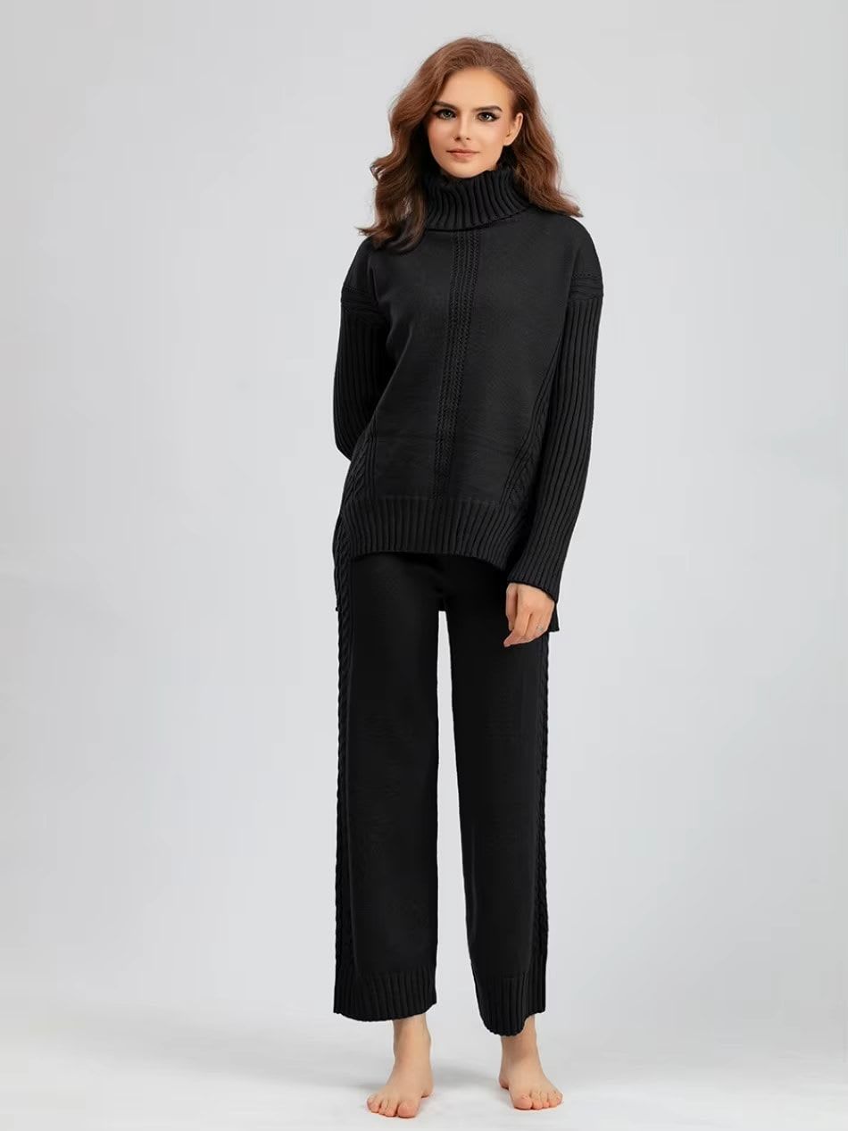 SCARLETT | Turtleneck Sweater and Pants Set