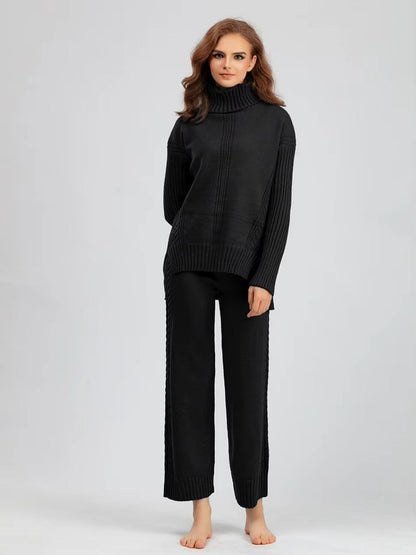 SCARLETT | Turtleneck Sweater and Pants Set