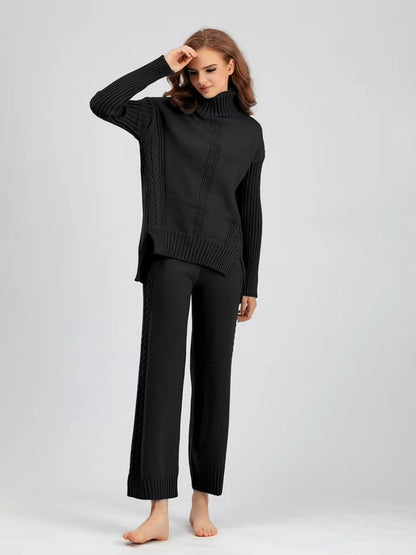SCARLETT | Turtleneck Sweater and Pants Set