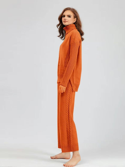SCARLETT | Turtleneck Sweater and Pants Set