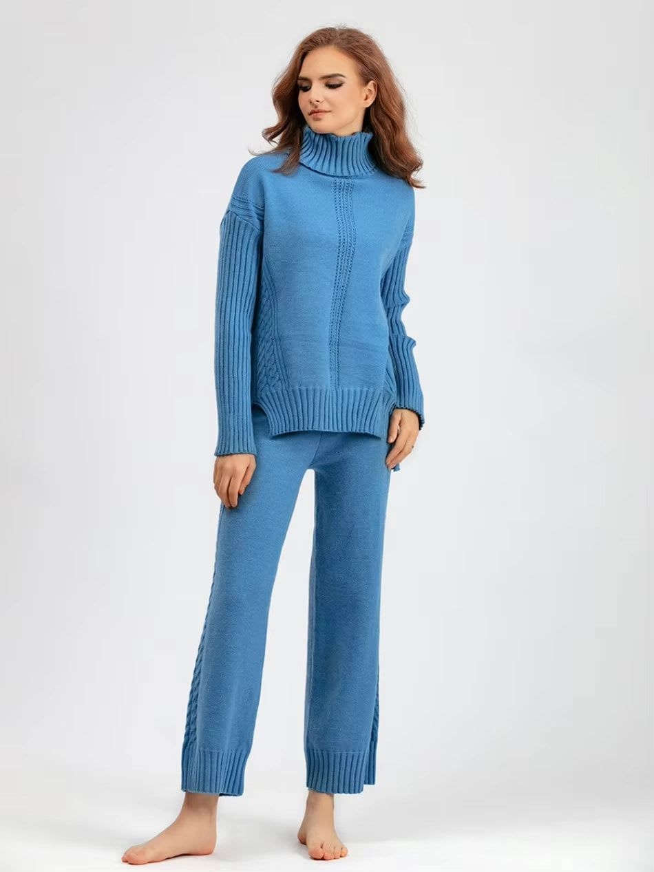 SCARLETT | Turtleneck Sweater and Pants Set