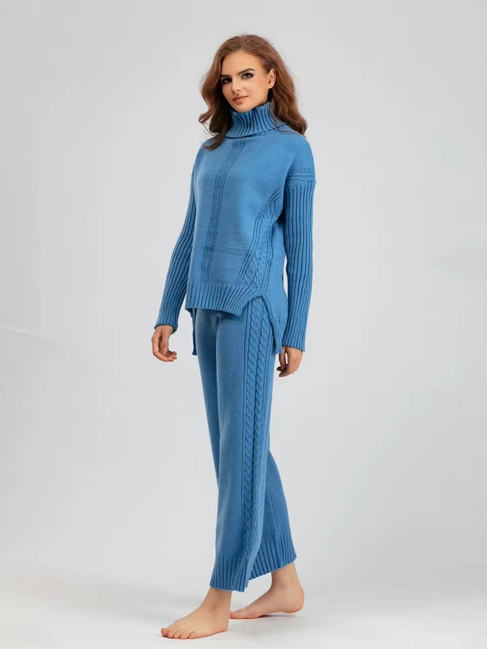 SCARLETT | Turtleneck Sweater and Pants Set