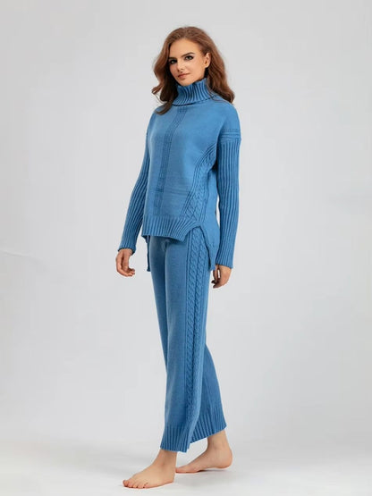 SCARLETT | Turtleneck Sweater and Pants Set