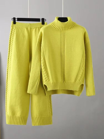 SCARLETT | Turtleneck Sweater and Pants Set