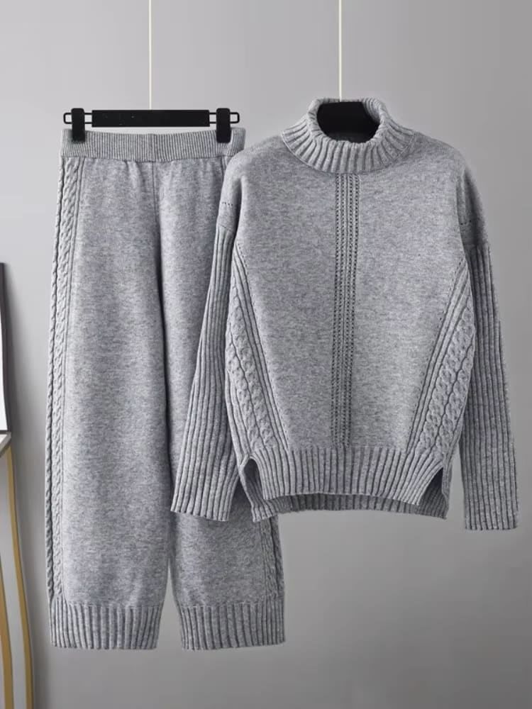 SCARLETT | Turtleneck Sweater and Pants Set