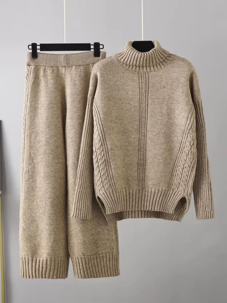 SCARLETT | Turtleneck Sweater and Pants Set