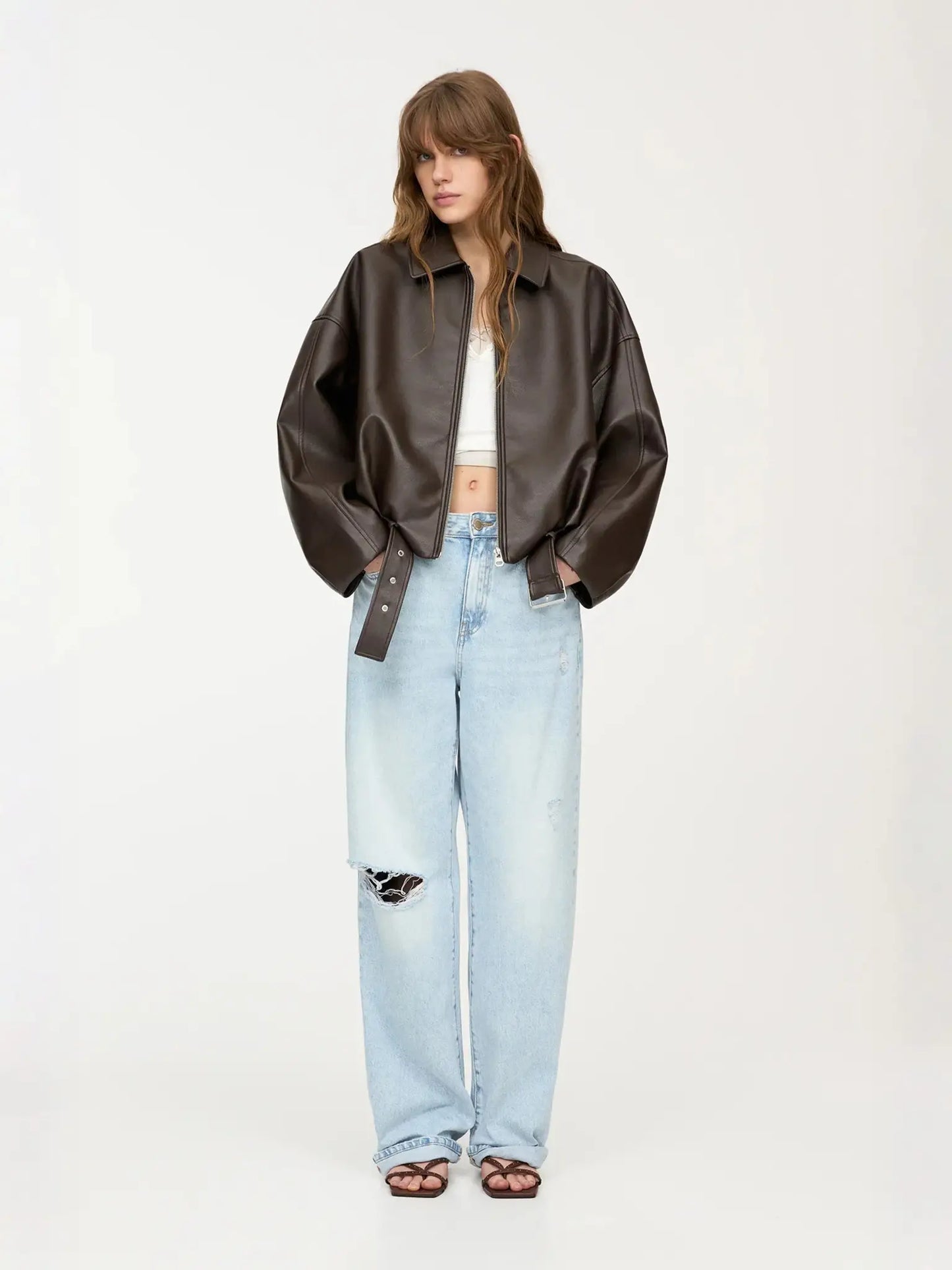 KAYLA | Classic Faux Leather Jacket