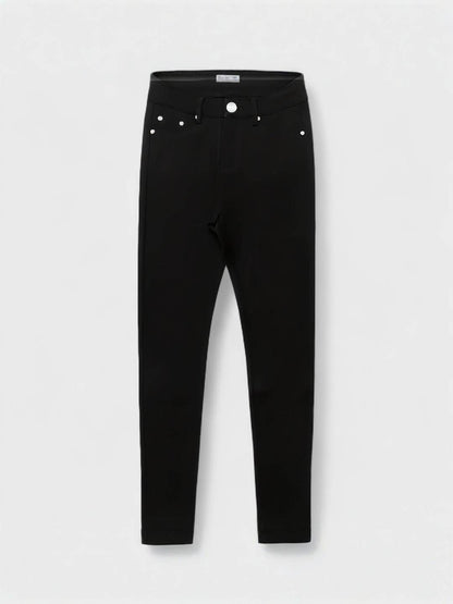 FLORIALE | Black High-Waisted Jeans