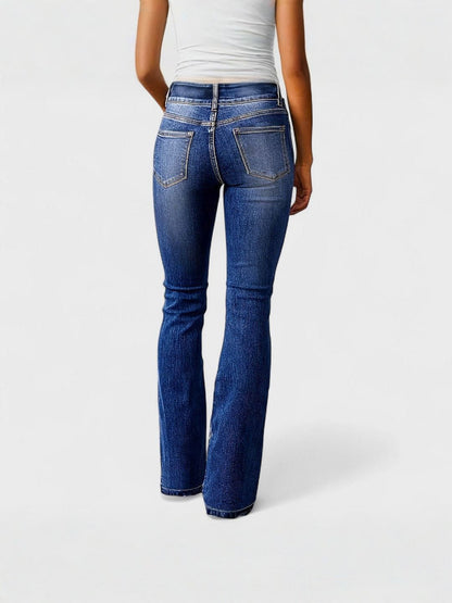 High-Waisted Flare Jeans