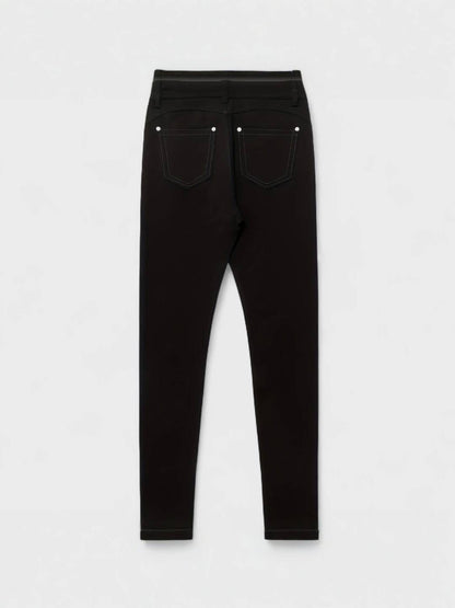 FLORIALE | Black High-Waisted Jeans