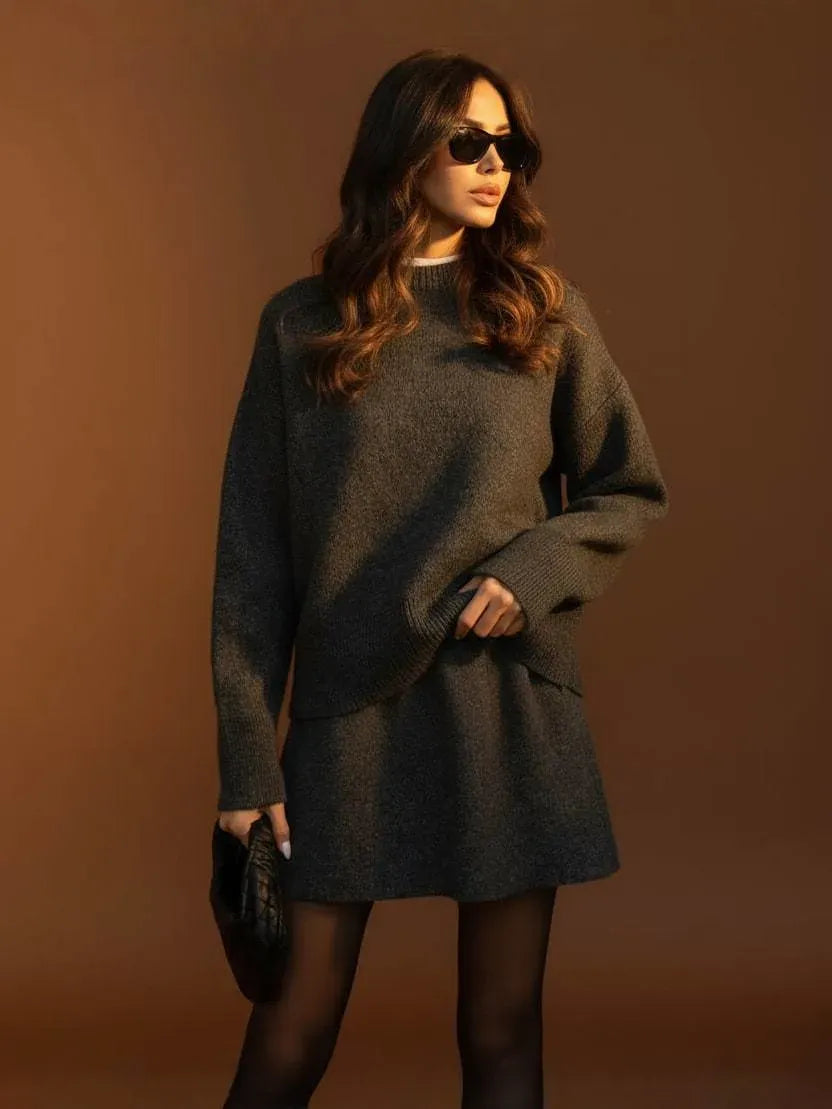 Cozy & Chic Knit Sweater Set