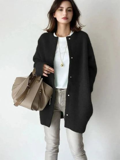 Stylish Knitted Button Jacket