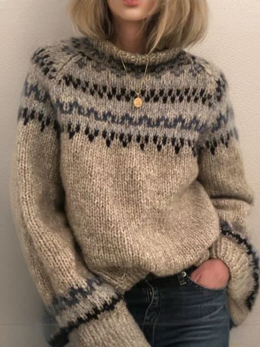 LAYLA | Cozy Oversized Cotton-Polyester Sweater