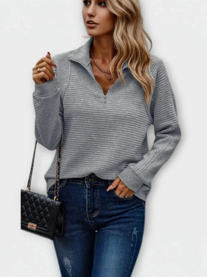 MIRÉA | Half-Zip Sweater" can be rewritten as: 

"MIRÉA | Stylish Half-Zip Sweater