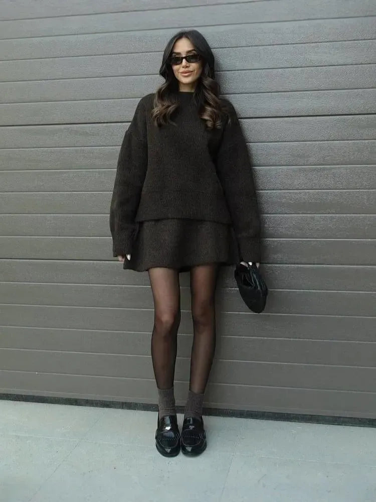 Cozy & Chic Knit Sweater Set