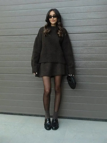 Cozy & Chic Knit Sweater Set