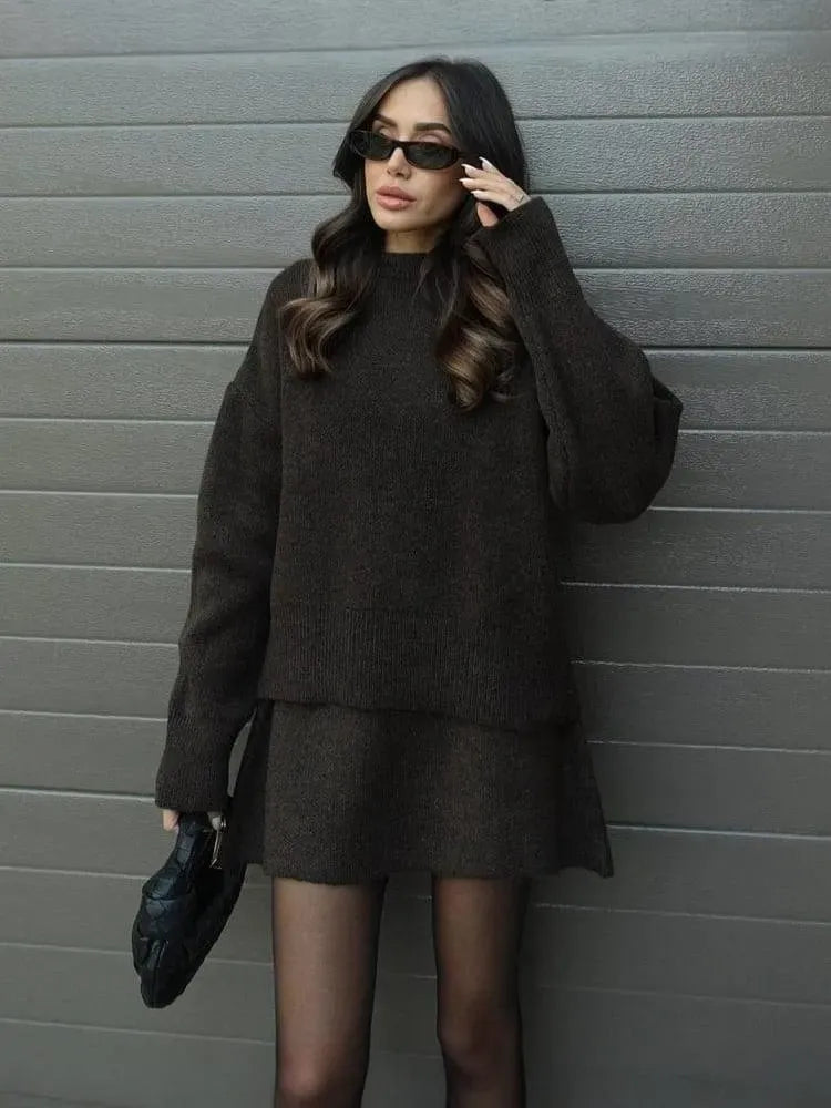 Cozy & Chic Knit Sweater Set
