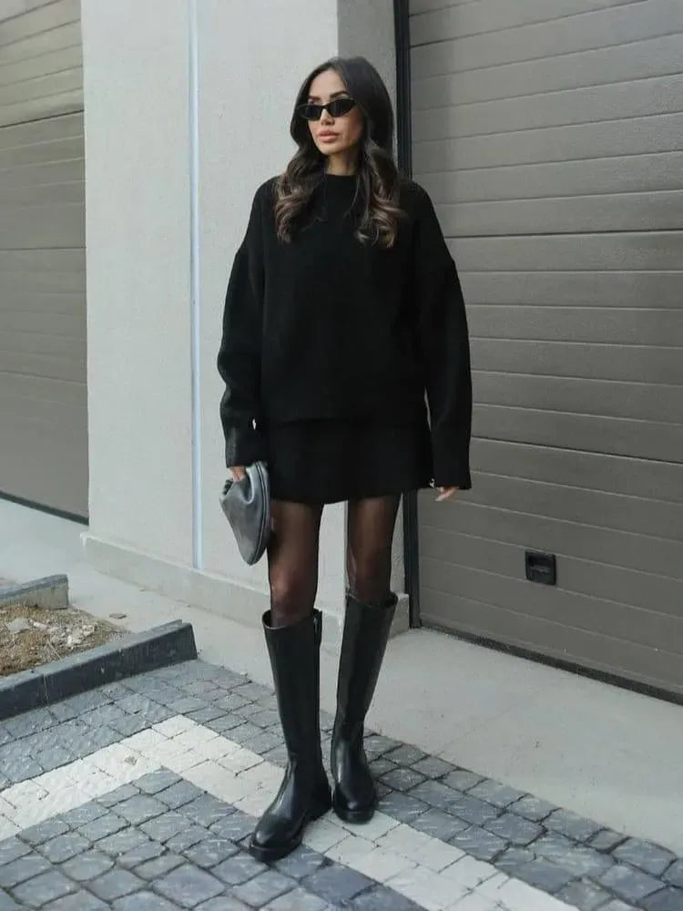 Cozy & Chic Knit Sweater Set