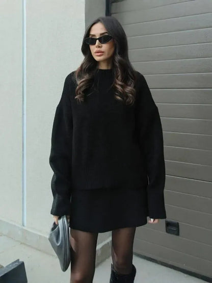 Cozy & Chic Knit Sweater Set