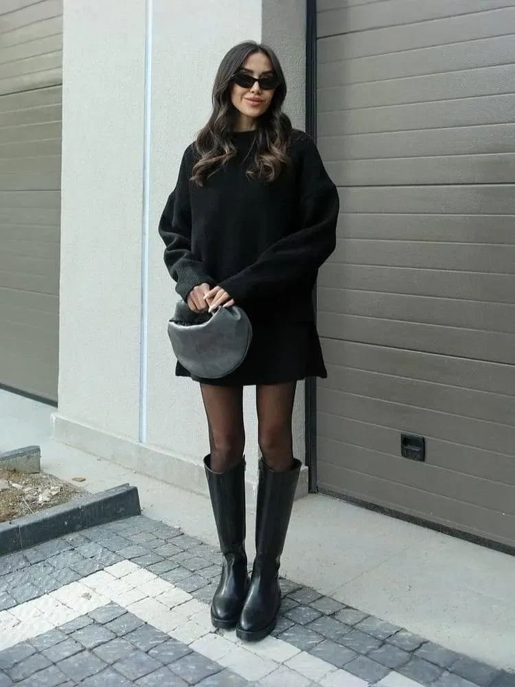 Cozy & Chic Knit Sweater Set