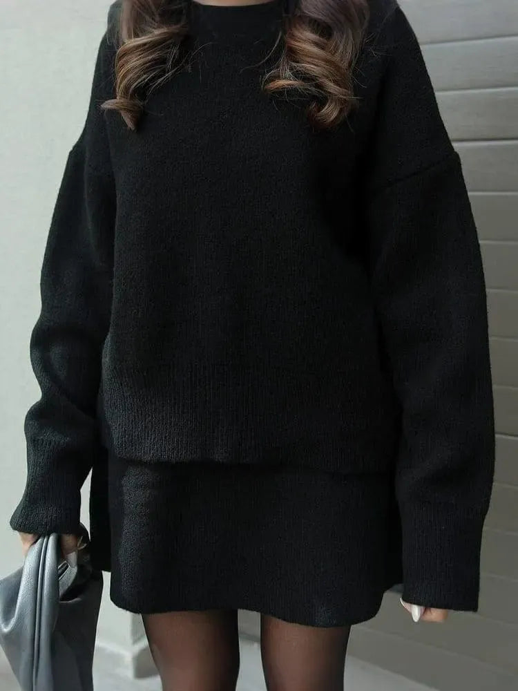 Cozy & Chic Knit Sweater Set