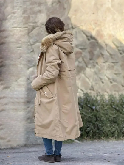 Stylish Winter Parka with Removable Lining and Luxe Hood