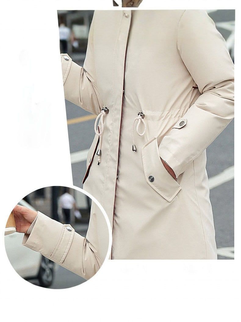 Stylish Winter Parka with Removable Lining and Luxe Hood