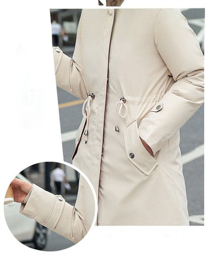 Stylish Winter Parka with Removable Lining and Luxe Hood