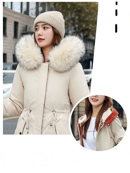 Stylish Winter Parka with Removable Lining and Luxe Hood
