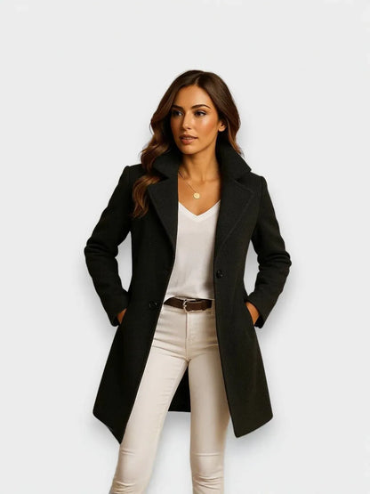 Classic Long Coat for Effortless Elegance