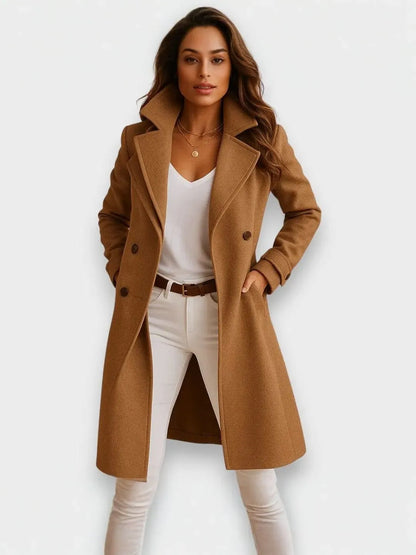 Classic Long Coat for Effortless Elegance
