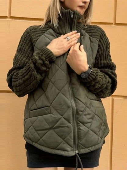 Cozy Knitted Fleece Jacket