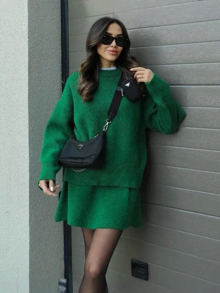 Cozy & Chic Knit Sweater Set